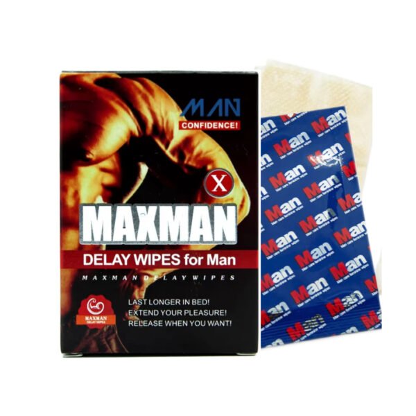 Max men Men Delay Wipes for Time