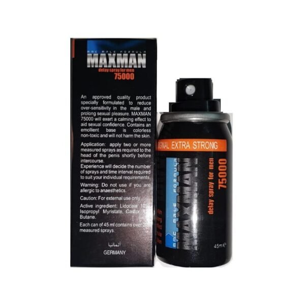 Maxman Extra Strong Men Delay Spray 75000 - Image 4